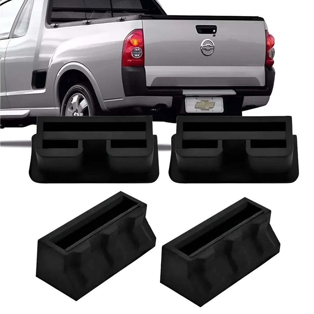 Kit Coxim Batente Tampa Traseira Caçamba Montana 2003 -2022 em Oferta na Shopee