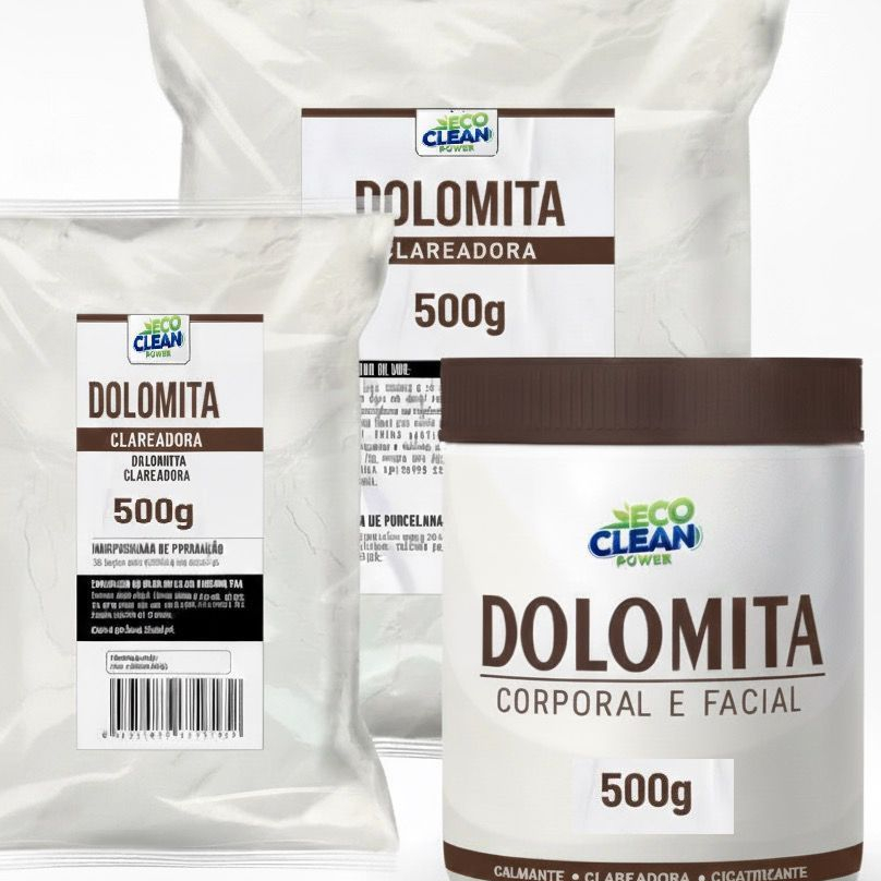 Dolomita Clareadora de Pele Natural Clareia Manchas 500 g