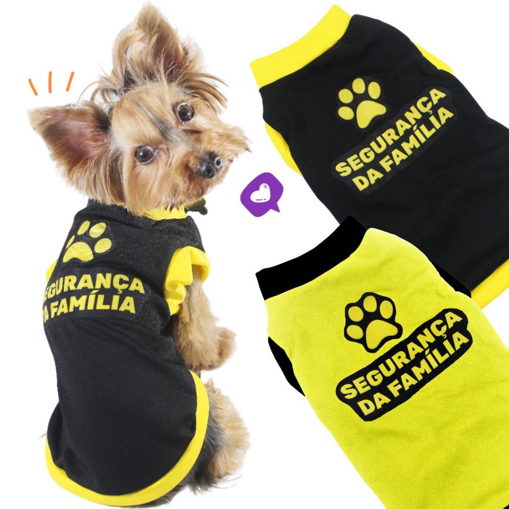Roupa de Segurança para Cachorro ou gato - Tam Xpp ao G