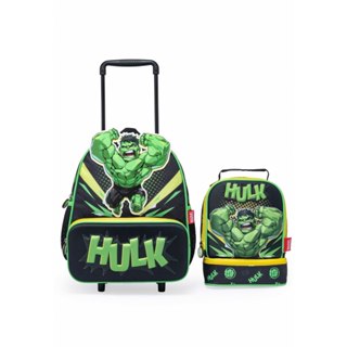 Kit Mochila Lancheira Hulk Masculino Escolar Marvel em Oferta na Shopee