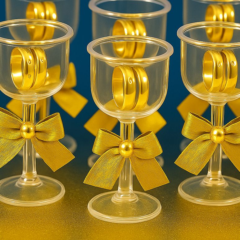 10 Lembrancinhas com ALIANÇA ou FLOR para festas e eventos em Oferta na Shopee