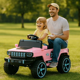 Carrinho Eletrico Infantil Zippy Toys Space Cross 4×4 12V com Controle Remoto Suporta 100kg em Oferta na Shopee