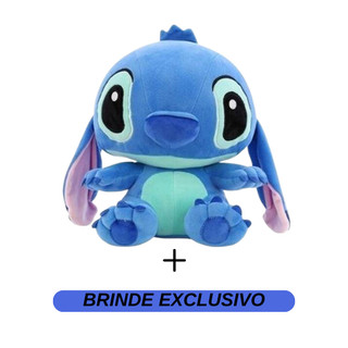 Pelúcia Stitch Macio Premium 25cm Fofinho Antialérgico Presente Perfeito MAIS BRINDE