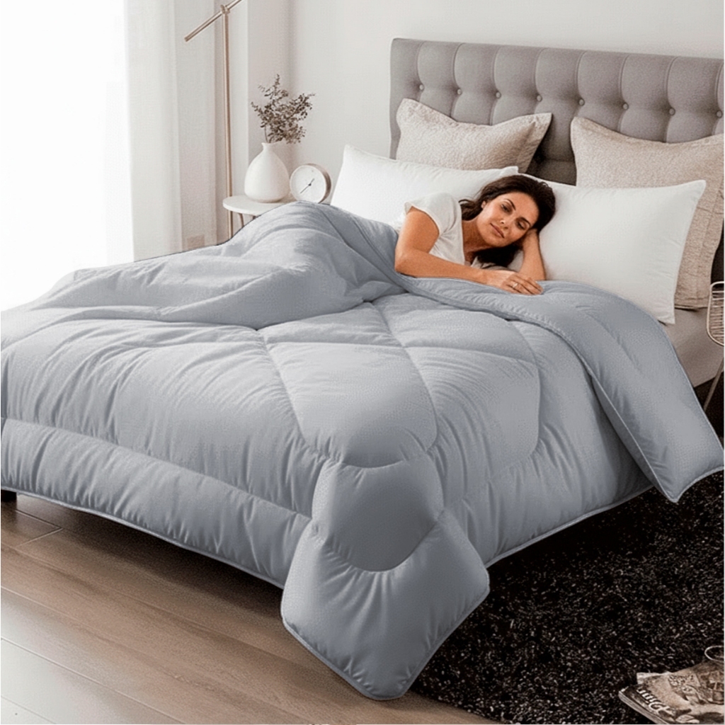 Edredom Queen Dupla Face Percal 400 Fios Extra Macio Luxo em Oferta na Shopee