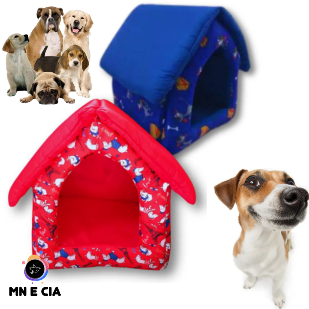 Cama Caminha Pet Cachorro Gato Casinha Mágica Pet Luxo Iglu Pet Tamanho Grande Medio Grande