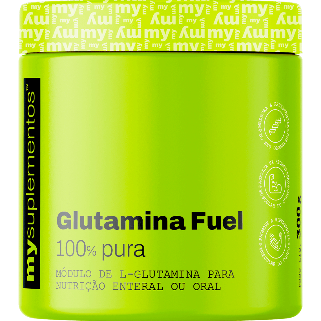 Glutamina Fuel 300g | 100% Pura - My Suplementos