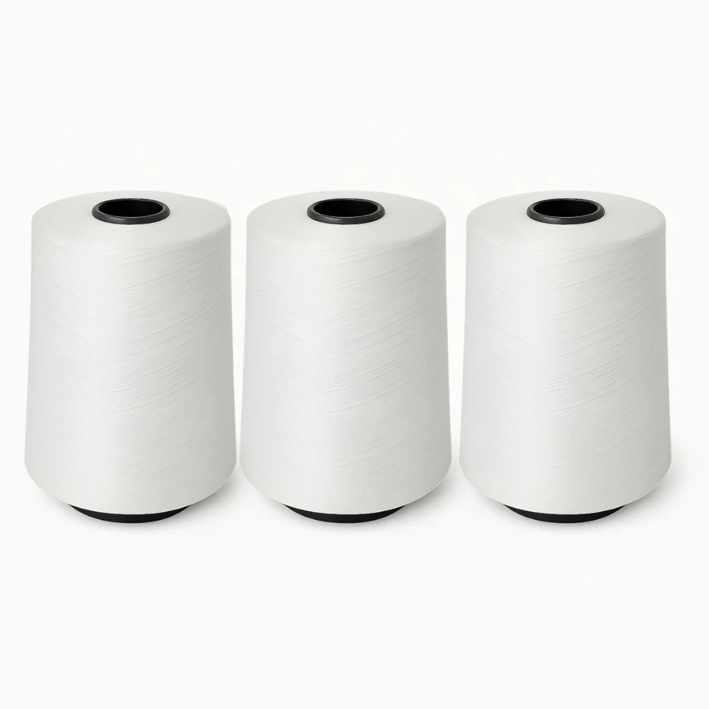 Fio de 150 Overlock Branco Cone Com 1 kg - envio imediato