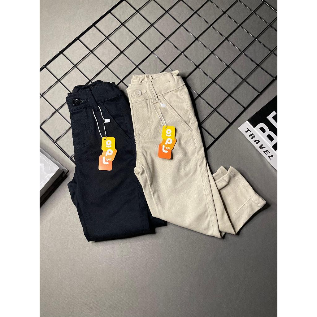 Calça Infantil Menino Esporte Fino Sarja Bolso Embutido
