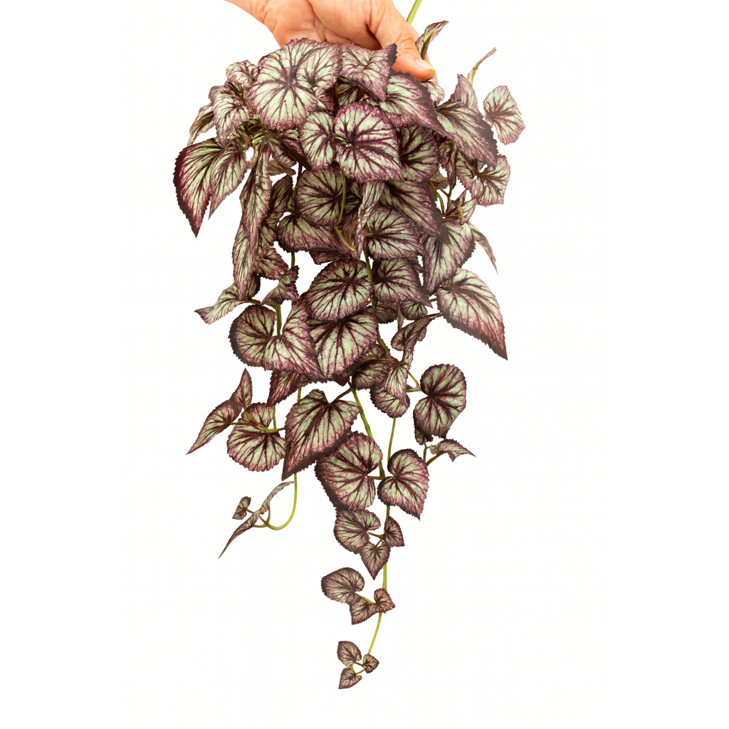 Folhagem Pendente Artificial Realista para Decoração 40cm