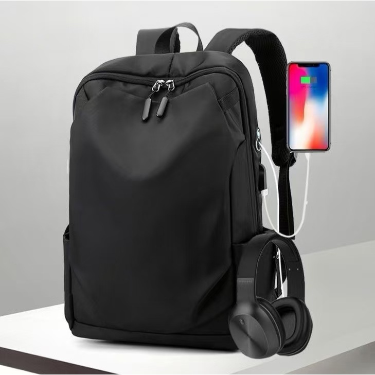 Mochila Impermeável Masculina Antifurto com USB para Notebook 15.6” Ideal para Trabalho e Faculdade