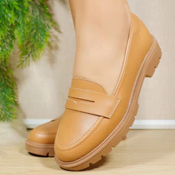Sapato Mocassim Beira Rio Feminino Casual Clássico Ultra Confortável Moda Da Mulher Moderna Verão