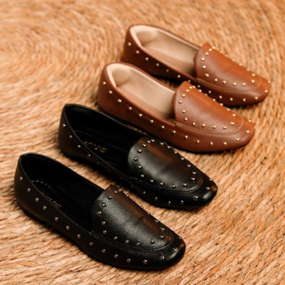 Mocassim Feminino Clássico Confortável  Sapato Feminino Sapatilha Bico redondo confortável macio em Oferta na Shopee