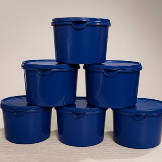 kit potes redondos 1L com 6 Peças em Oferta na Shopee