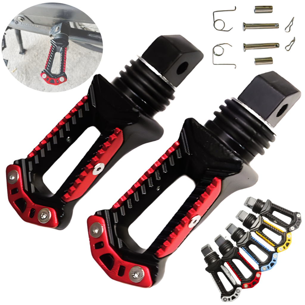 Pedaleira Esportiva Traseira Moto Universal Alumínio Colorido em Oferta na Shopee