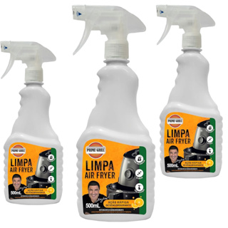 Limpa Air Fryer Desengordurante Cítrico da PRIME GRILL 500ML ou Kit com esponja - (ESCOLHA) em Oferta na Shopee