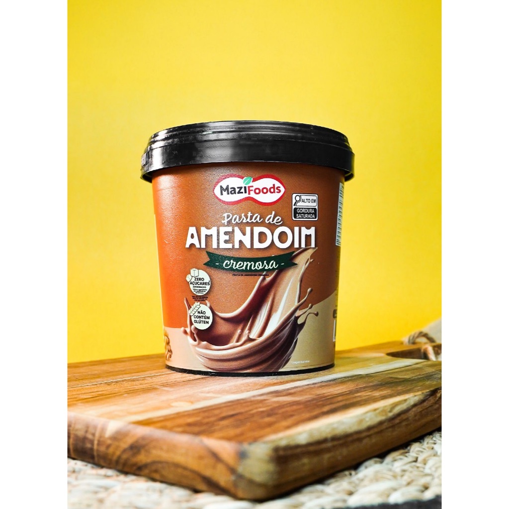 Pasta de amendoim integral cremosa 1,01KG MAZI