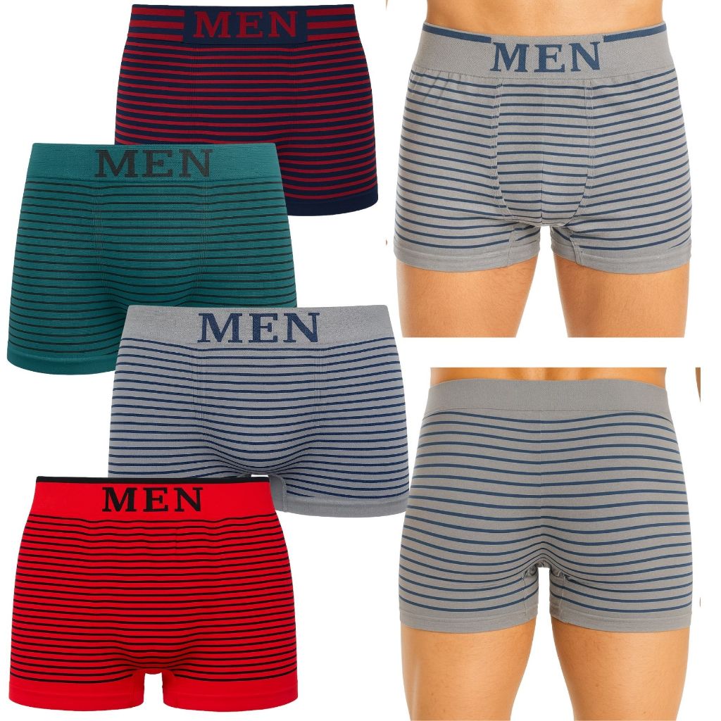 Kit com até 10 cueca Boxer Masculina Microfibra adulto Multicolorido
