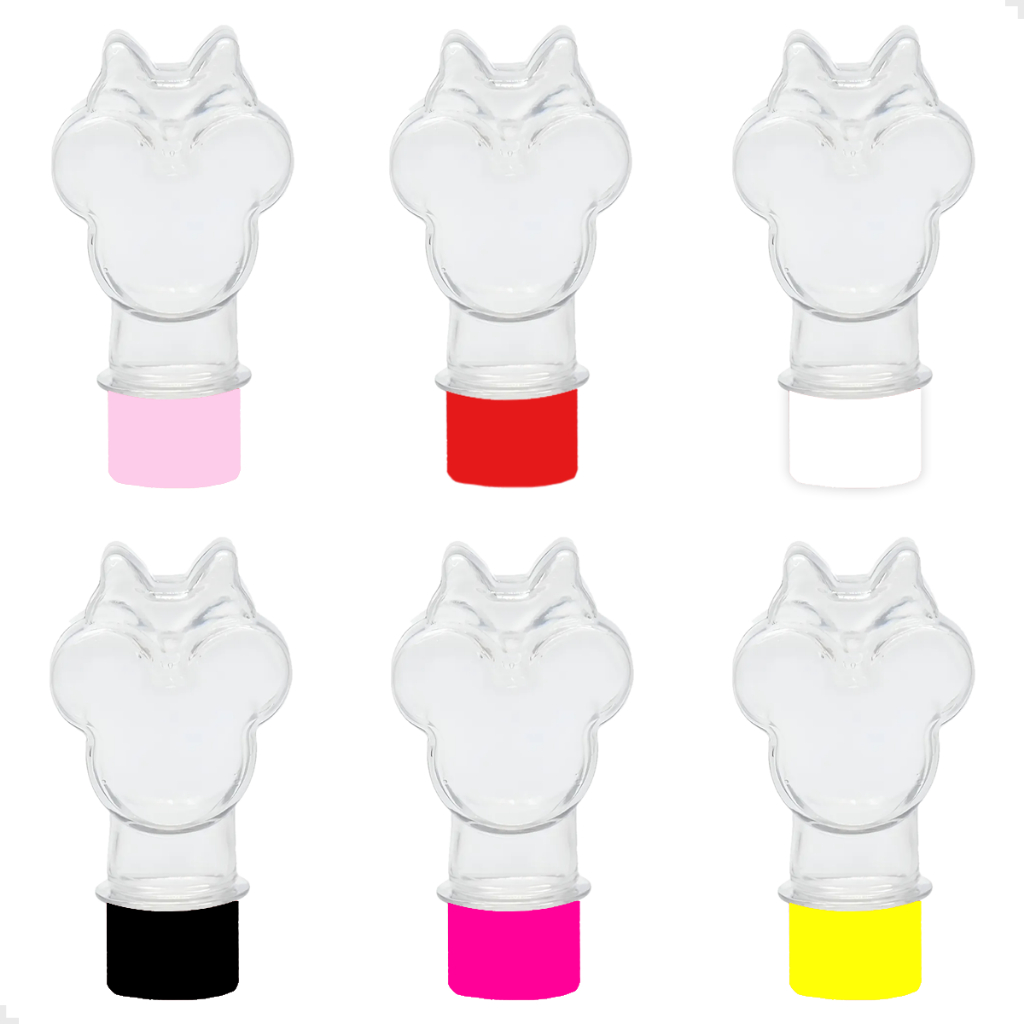 Tubete Minnie para lembrancinha infantil – resistente e versátil ideal para doces e festas em Oferta na Shopee