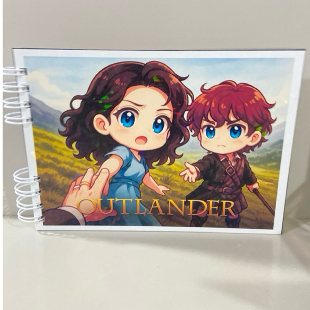 OUTLANDER SERIADO LIVRO DE COLORIR 50 DESENHOS CAPA DURA A5 180G
