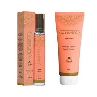 Kit Perfume e Creme Arabe Sunshine Zyone Alta Fixação Essência Importada Parfum Kayali Eden em Oferta na Shopee