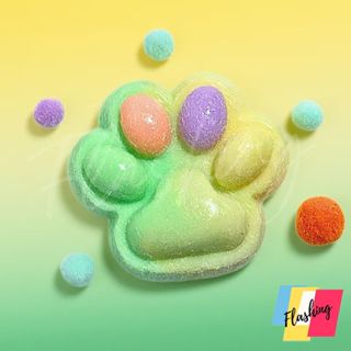 Squishy Patinha Taba Brinquedo Fidget Alivio Estresse Macio COM PELO em Oferta na Shopee