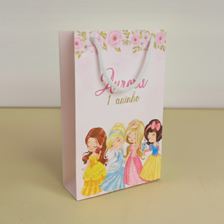 Sacolinha personalizada PRINCESAS CUTE BABY E PRINCIPES - pegue e monte pequenas em Oferta na Shopee