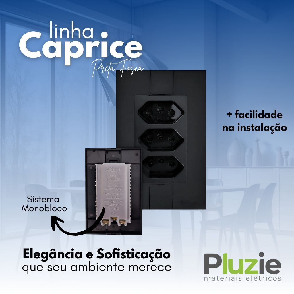 Tomada Monobloco 20a Preta - Comprar com Melhor Preço em Iluminação