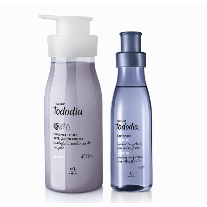 Kit Tododia Algodão com Hidratante e Body Splash (2 produtos)