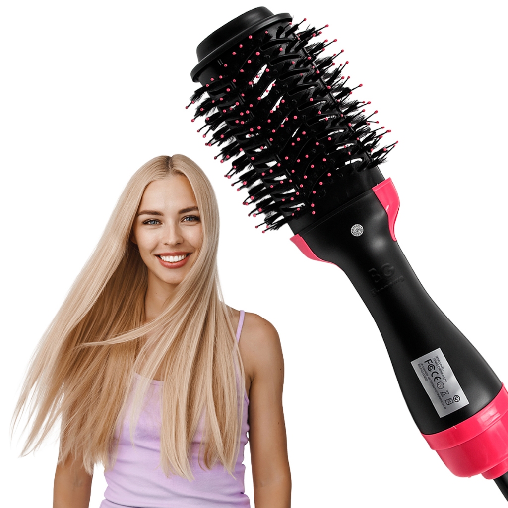 Escova Profissional 3 Em 1 Seca Alisa E Modela 110v