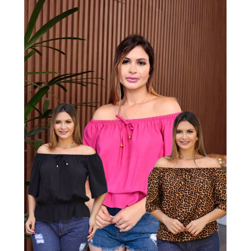 Blusa Feminina Ciganinha duna | Estilo Ombro a Ombro | Moda confortável verão 2025 em Oferta na Shopee