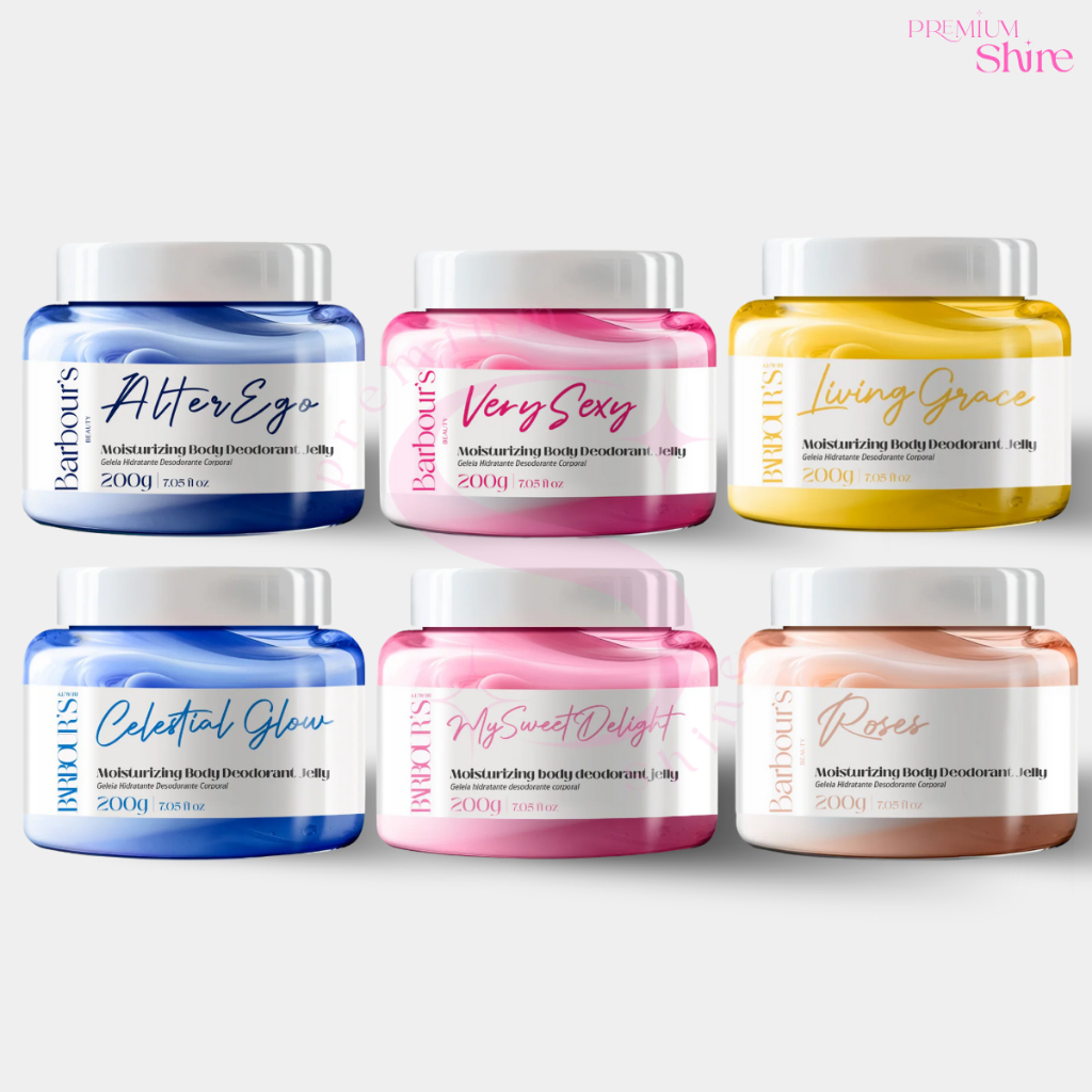 Geleia Hidratante Desodorante Corporal Barbour's Beauty 200g em Oferta na Shopee