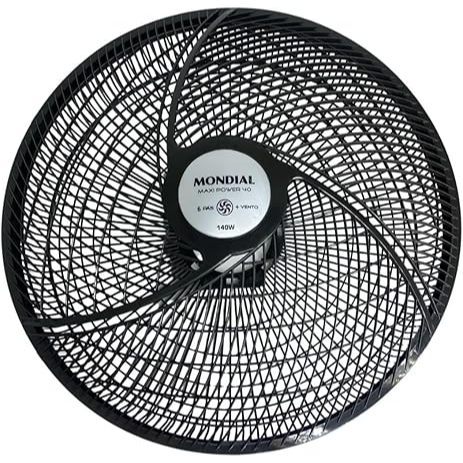 CONJUNTO GRADE TRASEIRA+DIANTEIRA VENTILADOR MONDIAL 40cm 6 Pás