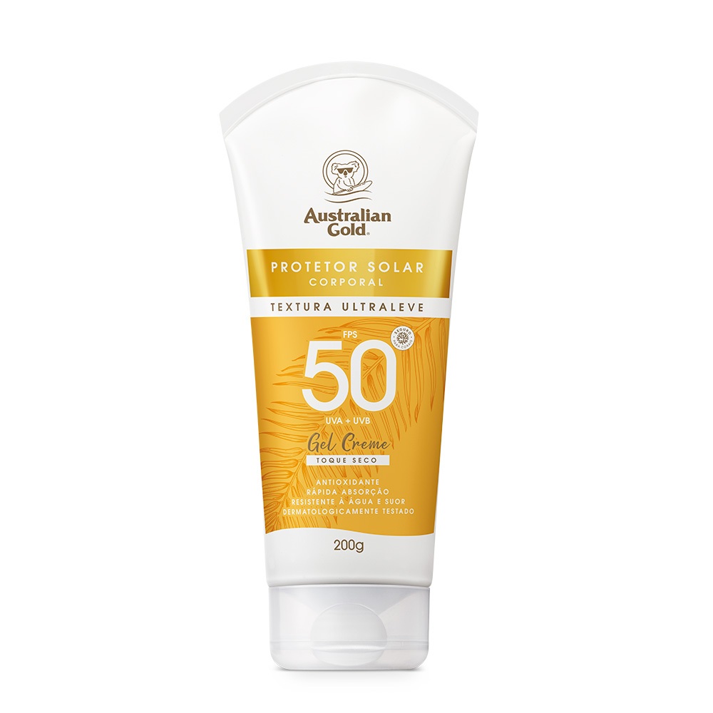 Protetor Solar Australian Gold Gel Creme FPS50 - 200g