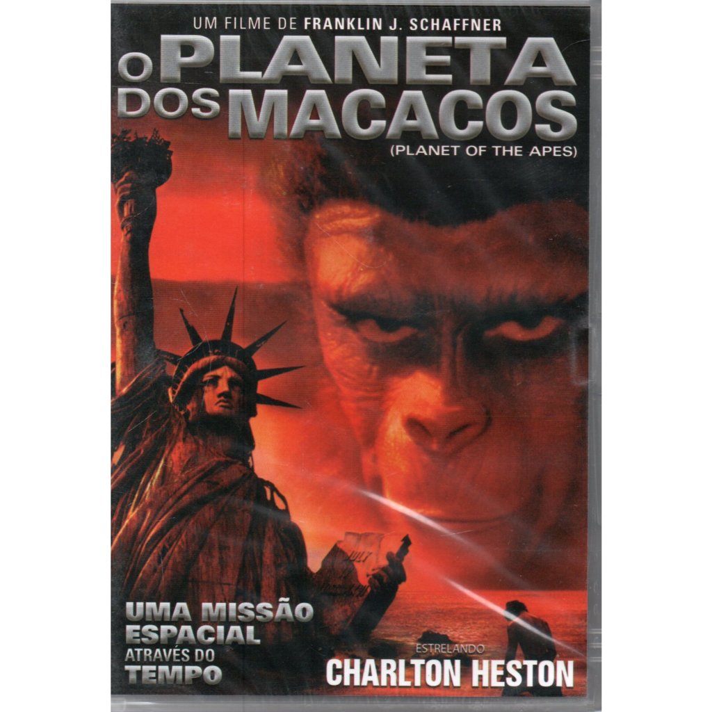 DVD FILME O PLANETA DOS MACACOS 1 - MISSAO ESPACIAL DUBLADO