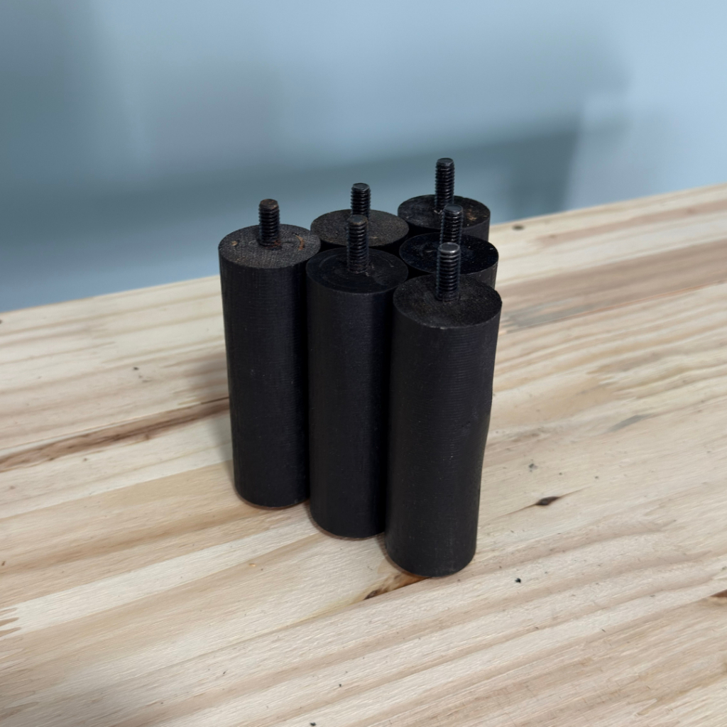 Kit 7 Pés Cama Box Baú 12cm ou 6cm Madeira Eucalipto Resistente Base Antirrisco Alta Durabilidade em Oferta na Shopee