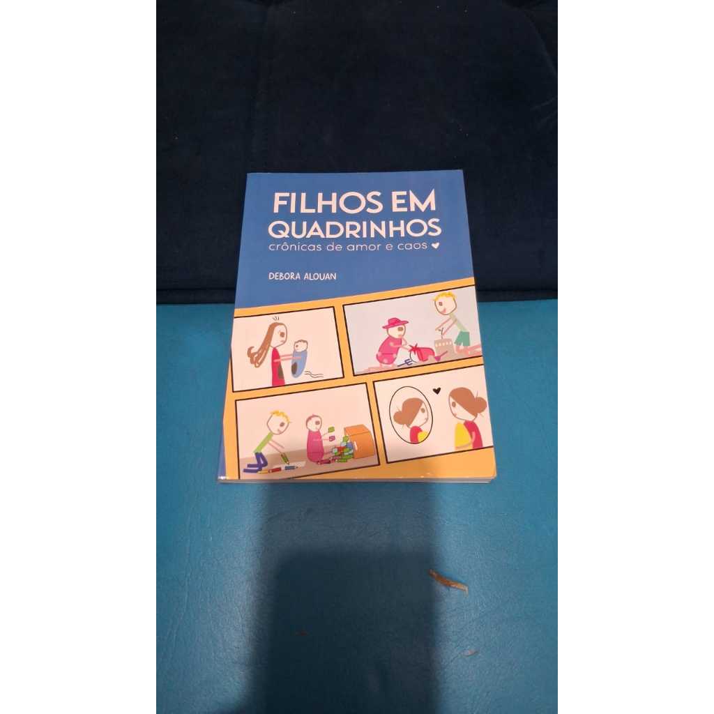 LIVRO FILHOS EM QUADRINHOS DEBORA ALQUAN AUTO AJUDA