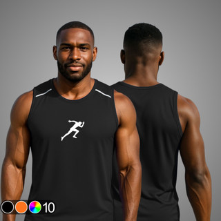 PROMOÇÃO Regatas DryFit Masculinas Academia Blusa Regata Masculina, Academia, Fitness, Confortável