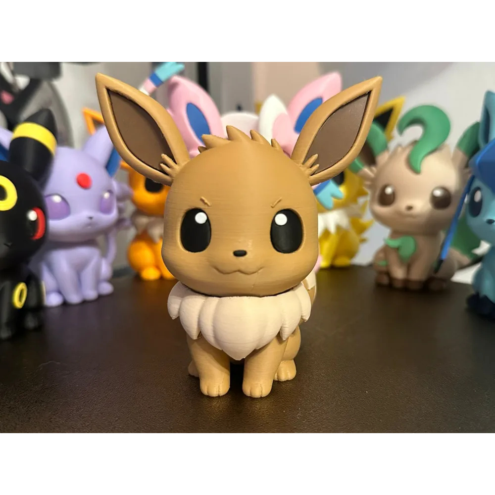 Boneco Figura Colecionável Pokemon Eevee Chibi  Action Figure em Oferta na Shopee