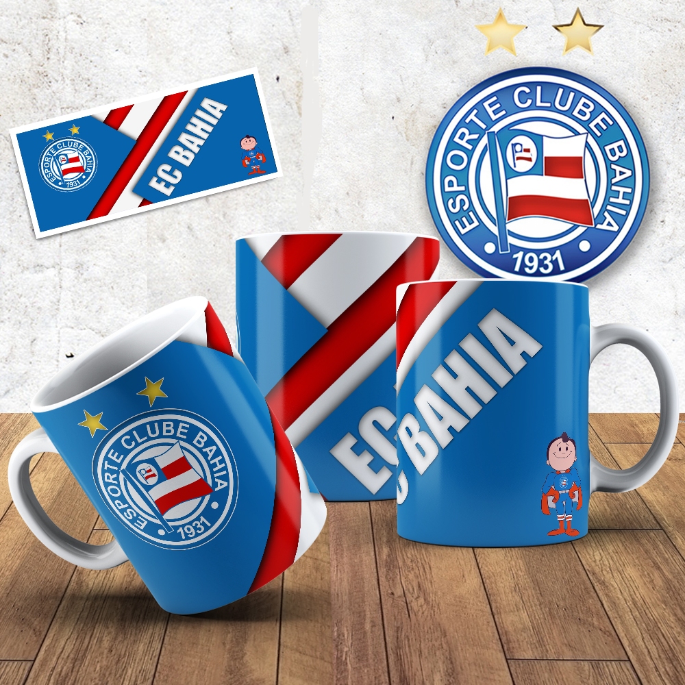 Caneca Personalizada do Bahia 325ml – Presente Torcedor de Futebol em Oferta na Shopee