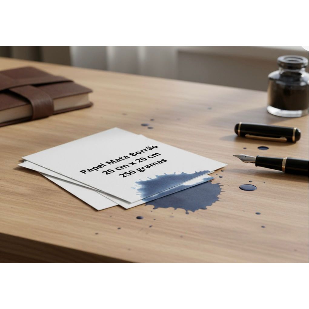 Papel Mata Borrão 100 Folhas p/ Desidratação de Flores/Folhas e Restaurações 250grs 20Cm X 20Cm em Oferta na Shopee