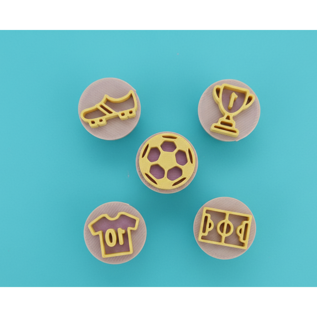 Carimbos para brigadeiros Kit Futebol