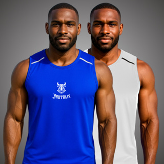 Kit 2 Regatas Masculina Dry Fit Alta Performance Treino Leve P/Corrida em Oferta na Shopee