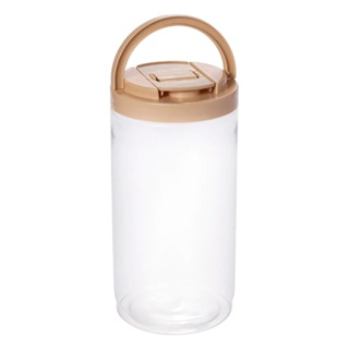 Porta Sabão Pó C/ Alça Tampa Bege Lavanderia 1,6L (1Kg) em Oferta na Shopee