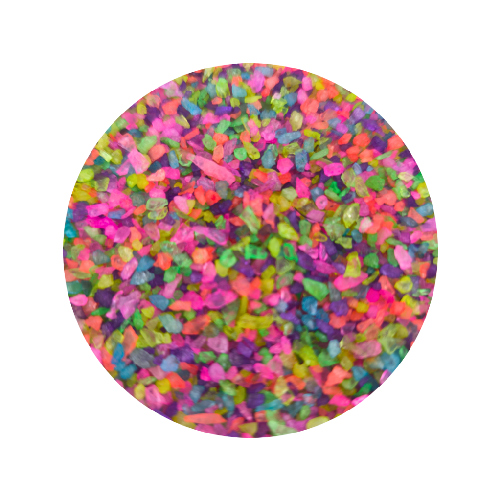 Cascalho Fluorescente Para Aquário 1kg - Substrato Colorido