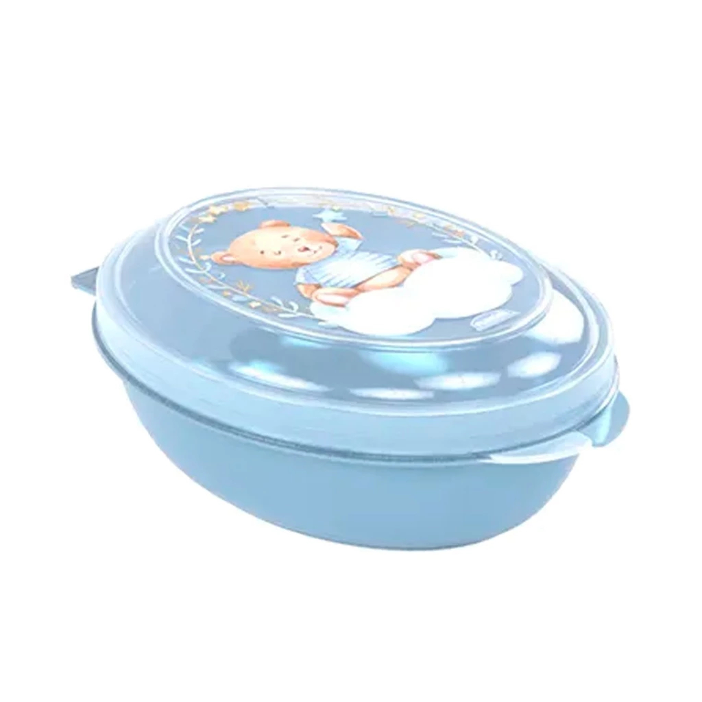 Saboneteira 180ml Higiene Lavagem Organização Personagens Infantil Urso Azul - Plasútil - 8430 em Oferta na Shopee