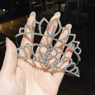 Kit 1/2/3/4/6unidades Coroa tiara para Cabelo/Com Strass / Coroa noiva casamento Baile Infantil / adulto em Oferta na Shopee