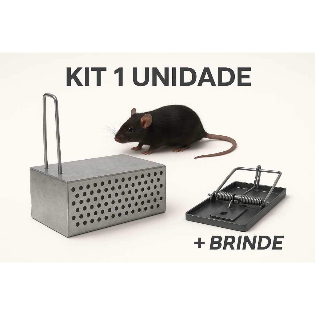 Kit gaiola ratoeira limpa quintal. em Oferta na Shopee