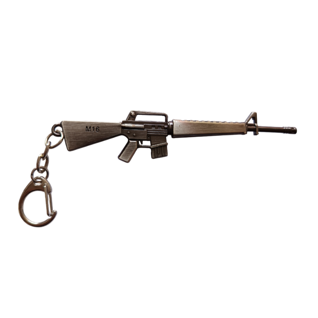 Chaveiro Fuzil Metal Arma Fuzil Pendente Pingente Mochila Zipers