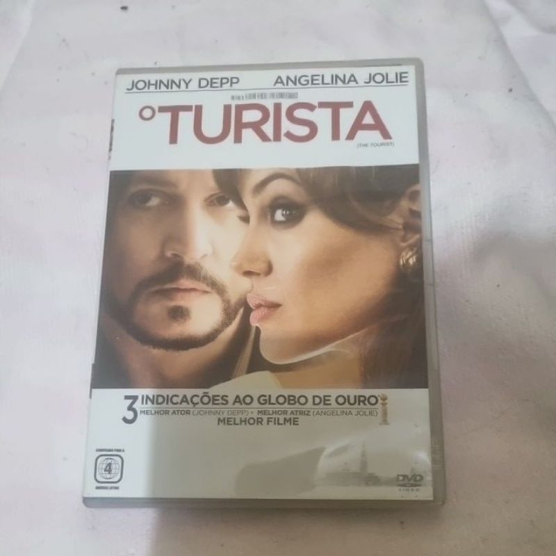 DVD O Turista | Angelina Jolie, Johnny Depp | Ação e Romance
