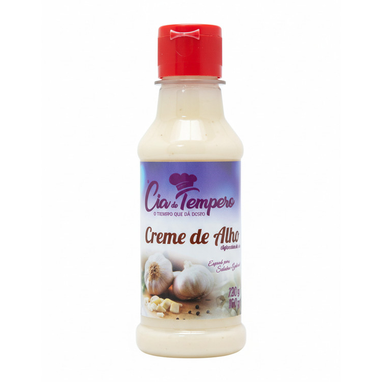 Molho Alho Tradicional 180ml - CIA DO TEMPERO